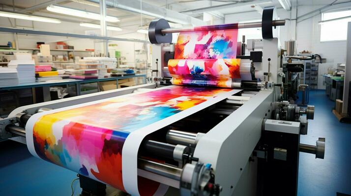 Offset printing for magazines